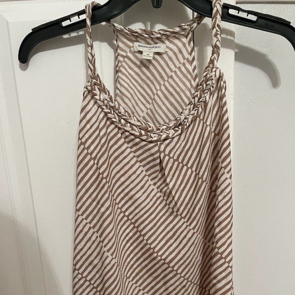 Banana Republic Stripped Tank Camisole
